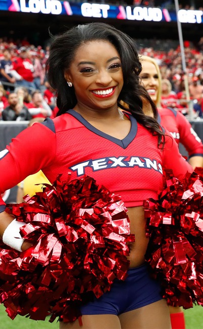 Simone Biles, NFL Cheerleader